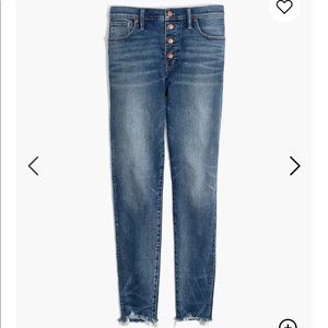 Madewell 10" High-Rise Skinny JeansCordova Button